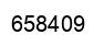 Number 658409 black image