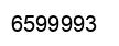 Número 6599993 imagen negro