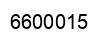 Number 6600015 black image