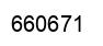 Number 660671 black image