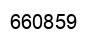 Number 660859 black image