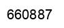Number 660887 black image