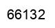 Number 66132 black image