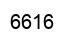Number 6616 black image