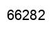 Número 66282 imagen negro