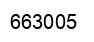 Number 663005 black image
