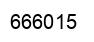Number 666015 black image