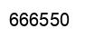 Number 666550 black image