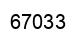 Number 67033 black image