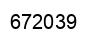 Número 672039 imagen negro