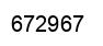 Número 672967 imagen negro