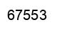 Number 67553 black image