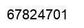 Número 67824701 imagen negro