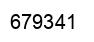 Number 679341 black image