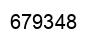 Number 679348 black image
