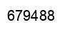 Number 679488 black image