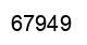 Number 67949 black image