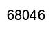 Number 68046 black image