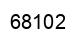 Número 68102 imagen negro