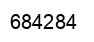 Número 684284 imagen negro
