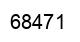 Number 68471 black image