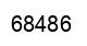 Número 68486 imagen negro