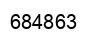 Number 684863 black image