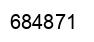 Number 684871 black image