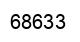 Number 68633 black image