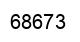 Number 68673 black image