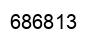 Number 686813 black image