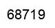 Number 68719 black image
