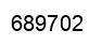 Number 689702 black image