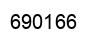 Number 690166 black image