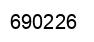 Number 690226 black image