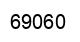 Number 69060 black image