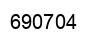 Number 690704 black image