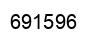 Number 691596 black image