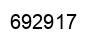 Número 692917 imagen negro
