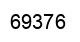 Number 69376 black image