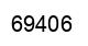 Number 69406 black image