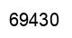 Number 69430 black image