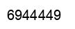 Número 6944449 imagen negro