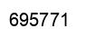 Number 695771 black image