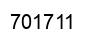 Number 701711 black image