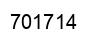Number 701714 black image