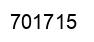 Number 701715 black image