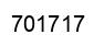 Number 701717 black image