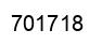 Number 701718 black image
