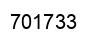 Number 701733 black image